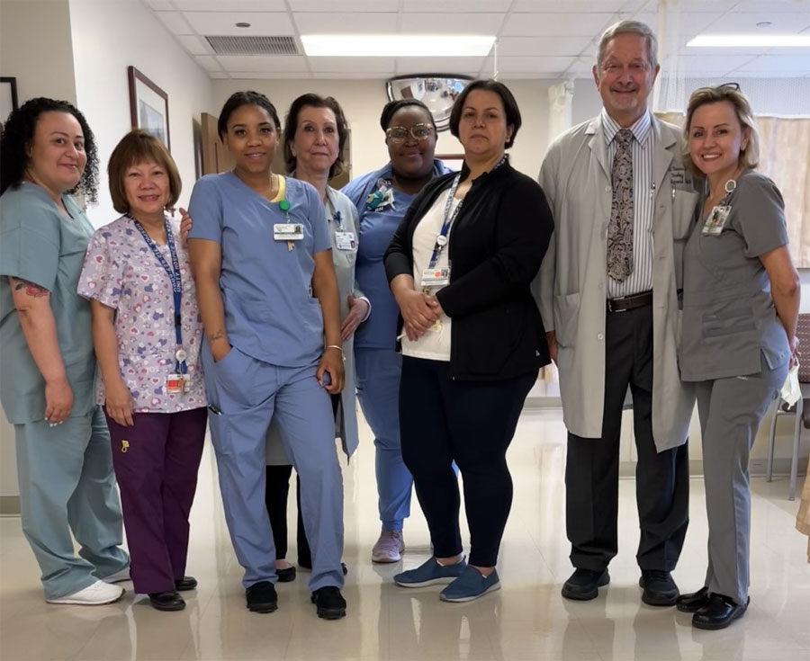 Oncology team at Weiss