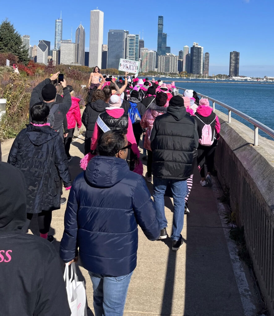 breast cancer walkers