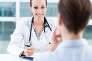 patient with doctor