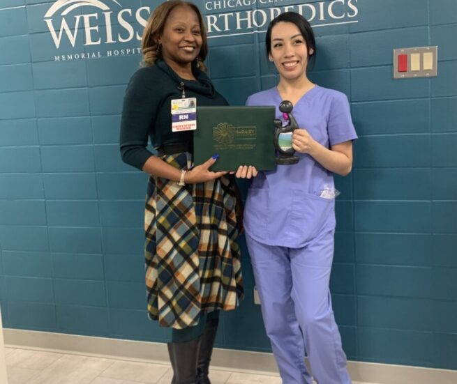 First DAISY Award Recipient Recognized at Weiss – Weiss Memorial Hospital